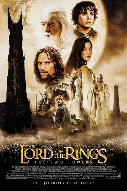 The Lord of the Rings: The Two Towers (2002) Poster